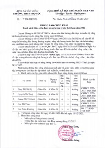 Thông báo công khai nâng bậc lương trước thời hạn năm 2026