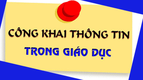 Công khai theo Thông tư 09/2024